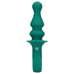 Loveline - Rechargeable, Beaded Anal Vibrator (Green)