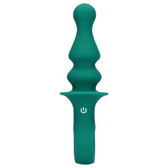 Loveline - Rechargeable Beaded Anal Vibrator (Green)