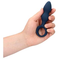 Loveline - anal plug with pull ring - small (blue)