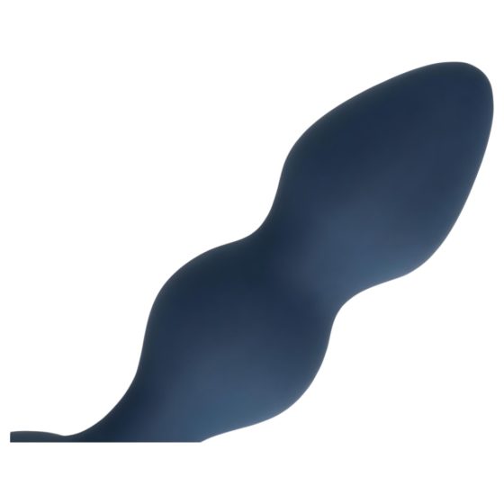 Loveline - Anal Dildo with Ring Handle - Small (Blue)