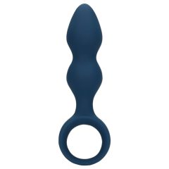 Loveline - anal dildo with handle ring - medium (blue)