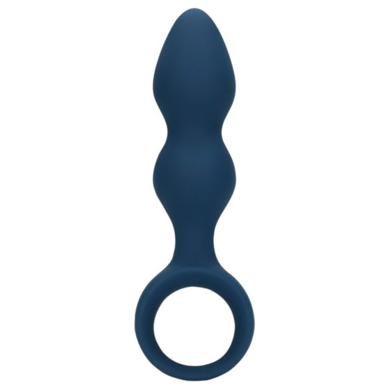 Loveline - Anal Dildo with Finger Loop - Medium (Blue)