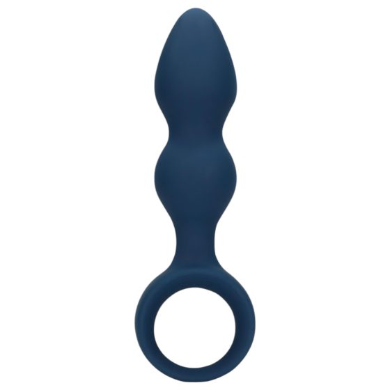 Loveline - Anal Dildo with Holding Ring - Large (Blue)