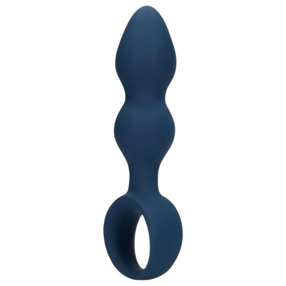 Loveline - Anal Plug with Grip Ring - Large (Blue)