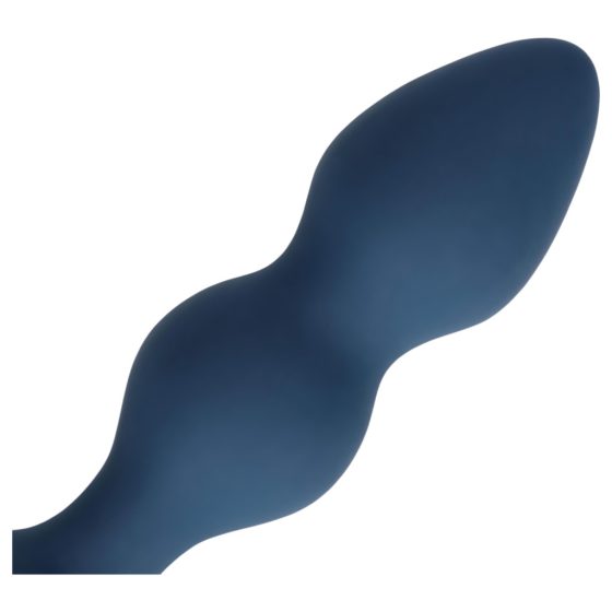 Loveline - Anal Dildo with Holding Ring - Large (Blue)