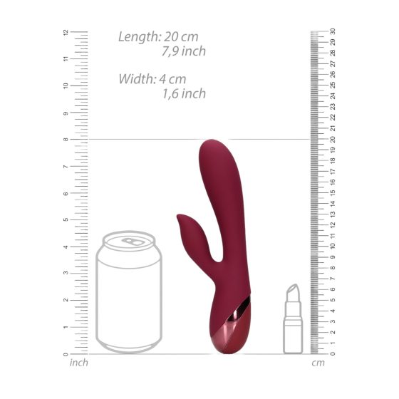 Loveline - Cordless Clitoral Vibrator (Burgundy)