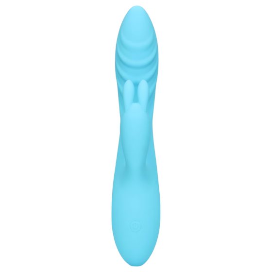 Loveline - waterproof rabbit ear vibrator with clitoral arm (blue)