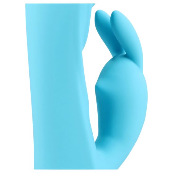 Loveline - waterproof rabbit ear vibrator with clitoral arm (blue)