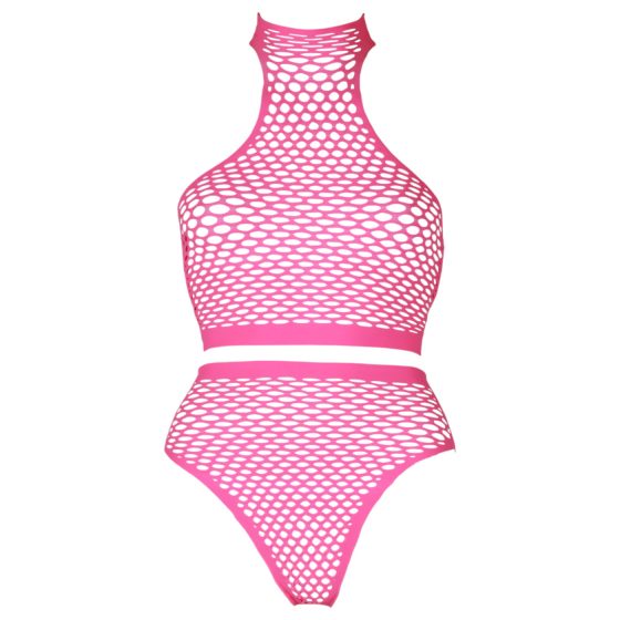 Ouch! - Fluorescent Lingerie Set (Pink)