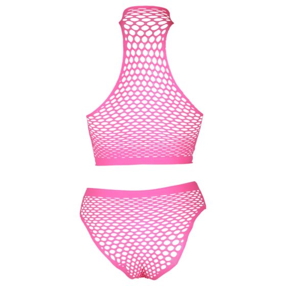 Ouch! - Fluorescent Lingerie Set (Pink)