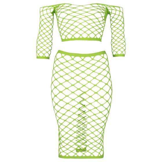 Ouch! - Fluorescent Skirt and Top (Neon Green)