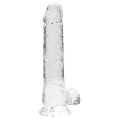 Transparent Realistic Dildo - Clear (19cm)