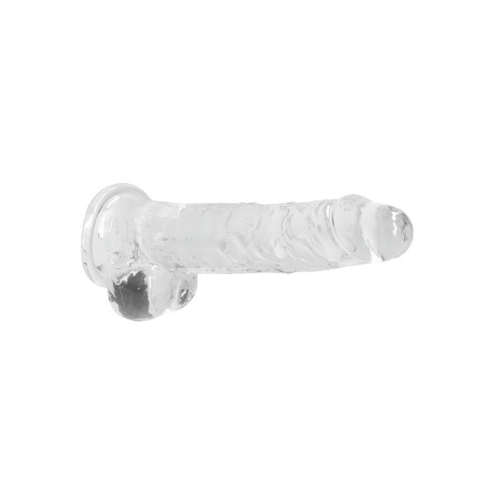 Transparent Realistic Dildo - Clear (19cm)