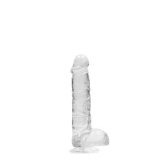 REALROCK - Transparent Realistic Dildo - Clear (6 inches)