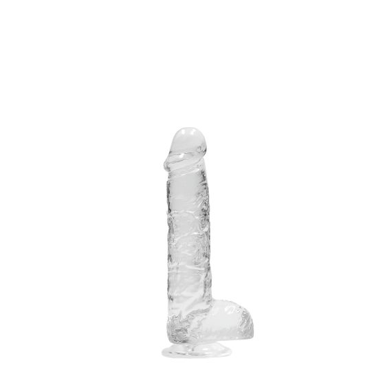 REALROCK - Transparent Realistic Dildo - Clear (6 inches)