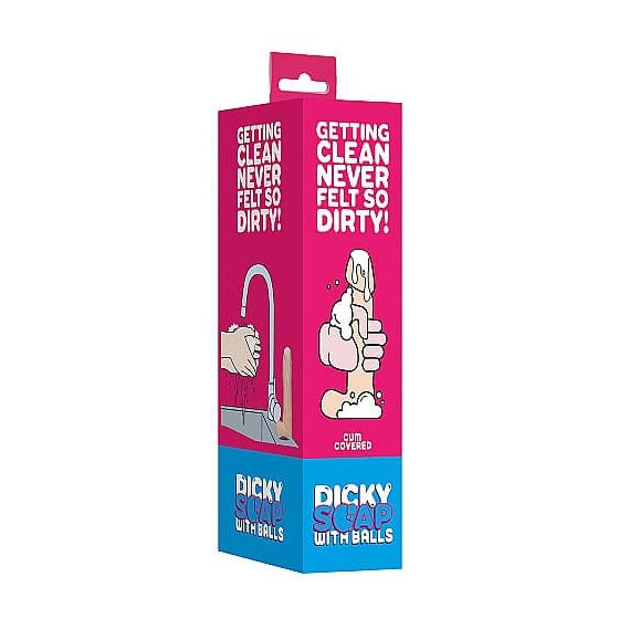 Dicky Cum - soap with penis testicles -natural (250g)