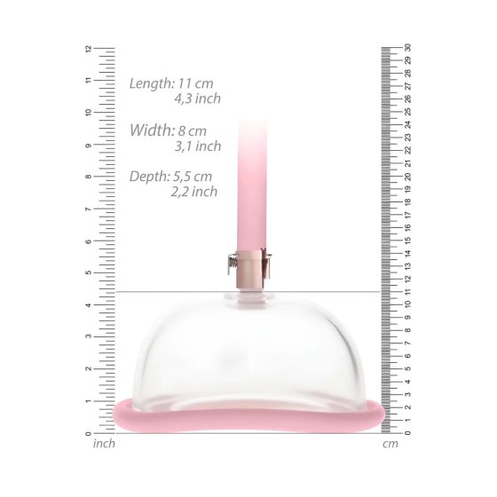 Pumped - hand-held vagina pump (pink)