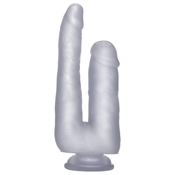 Realrock - Realistic Double Dildo - 22cm (Transparent)