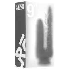 Realrock - Realistic Double Dildo - 22cm (Transparent)