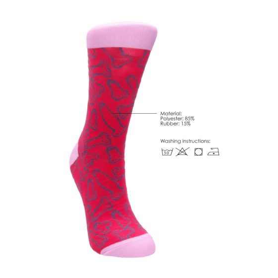 S-Line Sexy Socks - Cotton Socks - Penis Design