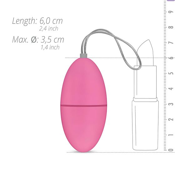 Easytoys - 7-Pattern Wireless Vibrating Egg (Pink)