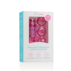 Easytoys Pocket Rocket - Vibrator Set - Pink (5-piece)