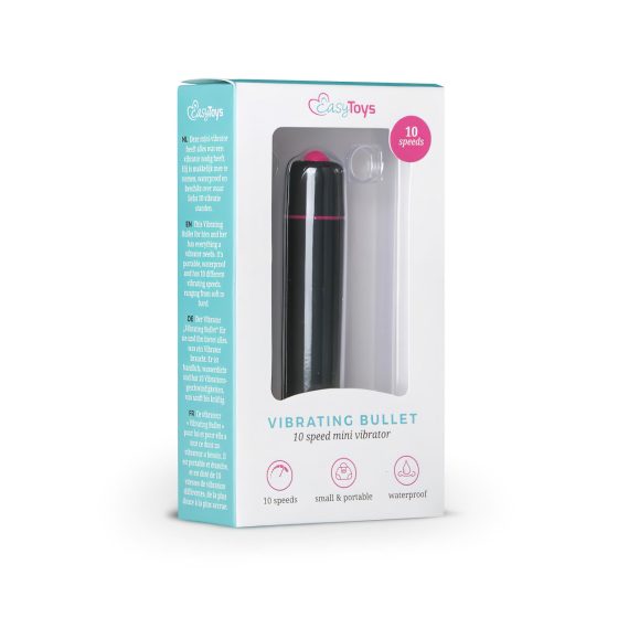 Easytoys Bullet - Waterproof Stick Vibrator (Black)