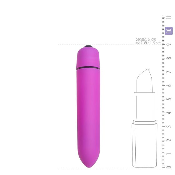 Easytoys Bullet - Waterproof Stick Vibrator (Purple)