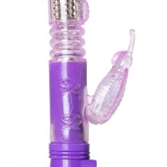 Easytoys Butterfly - Rotating Thrusting Vibrator (Purple)