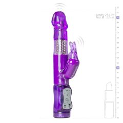 Easytoys Rabbit - Rotating Beaded Clitoral Vibrator (Purple)