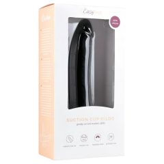 Easytoys - Suction Cup Silicone Dildo (21cm) - Black