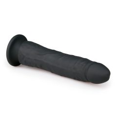 Easytoys - Suction Cup Silicone Dildo (21cm) - Black