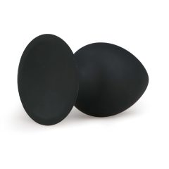   EasyToys Round XL Butt Plug - Anal Dildo (Black) - Extra Large