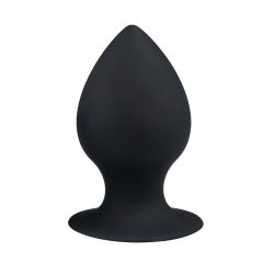   EasyToys Round XL Butt Plug - Anal Dildo (Black) - Extra Large