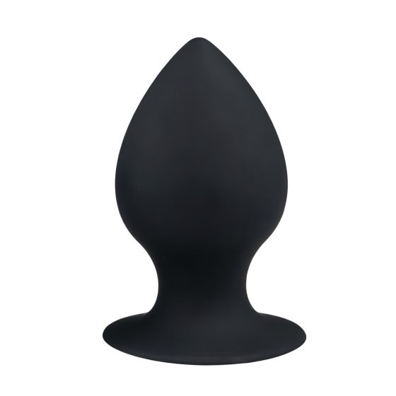 EasyToys Round XL Butt Plug - Anal Dildo (Black) - Extra Large