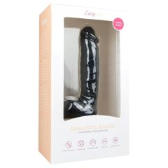 Easytoys - Suction Cup Dildo with Balls (22.5cm) - Black