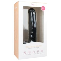   Easytoys - Suction Cup Dildo with Balls, Large (26.5cm) - Black