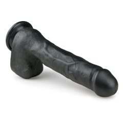   Easytoys - Suction Cup Dildo with Balls, Large (11.6) - Black"