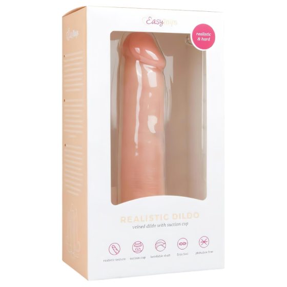 Easytoys - Suction Cup Realistic Dildo (20.5cm) - Natural