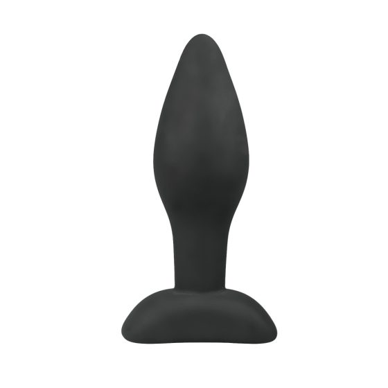 Easytoys - Small Silicone Butt Plug (Black)