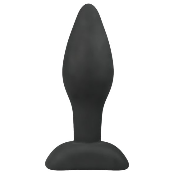 Easytoys - Silicone Anal Plug - Small (Black)