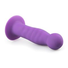 Easytoys - Wavy Suction Cup Dildo (Purple)