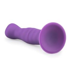 Easytoys - Wavy Suction Cup Dildo (Purple)