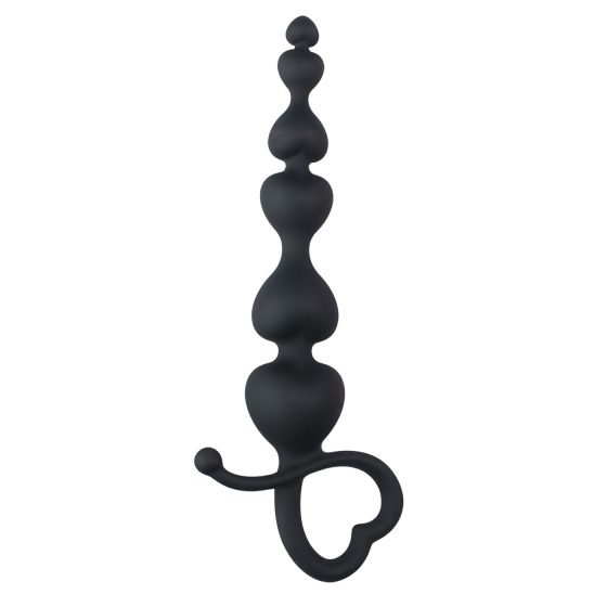 EasyToys - Beaded Anal Dildo (Black)