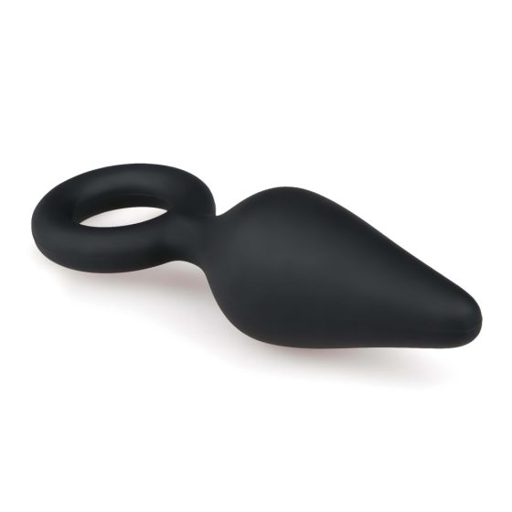 Easytoys Pointy Plug S - Small Black Anal Dildo