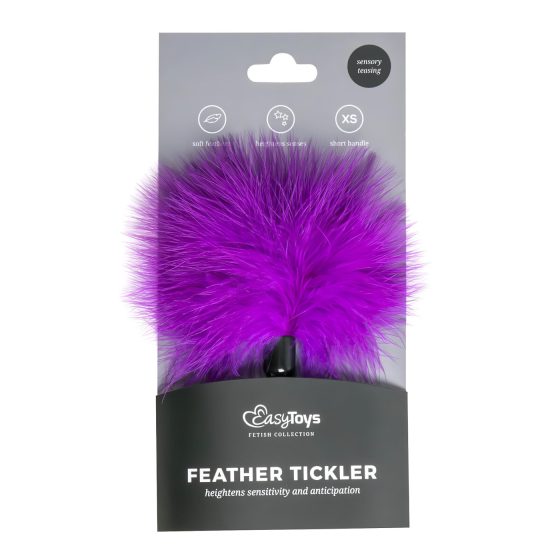 Easytoys Mini - Real Feather Tickler (Purple)