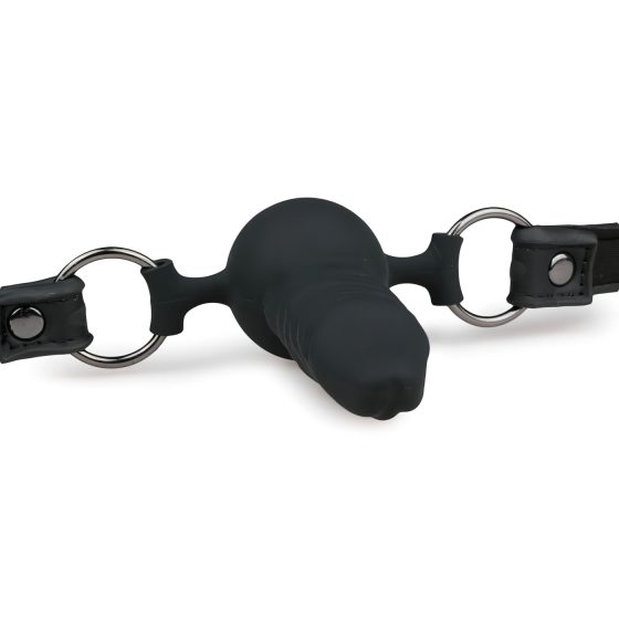 Easytoys - Mouth Gag with Dildo (Black)