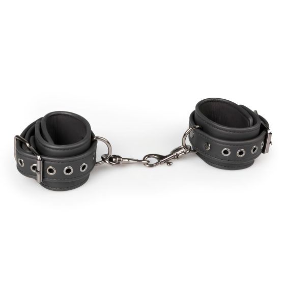 Easytoys - Faux Leather Cuffs (Black)