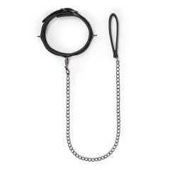 Easytoys Fetish Collar with Leash (Black)