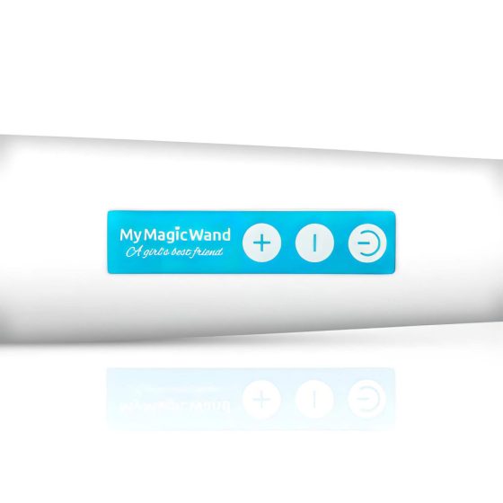 MyMagicWand - Strong Massager Vibrator (White-Blue)